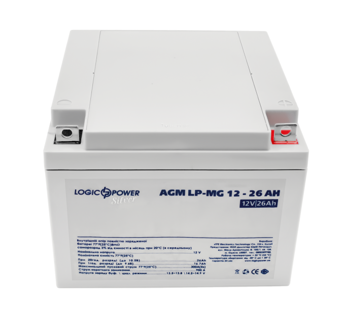 Акумулятор мультигелевий LP-MG 12V - 26 Ah Silver