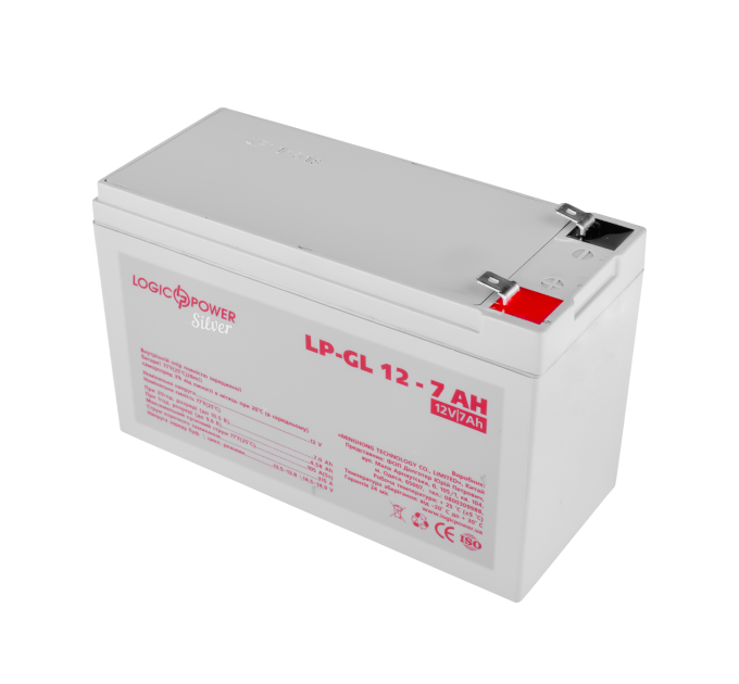Акумулятор гелевий LP-GL 12V - 7 Ah Silver