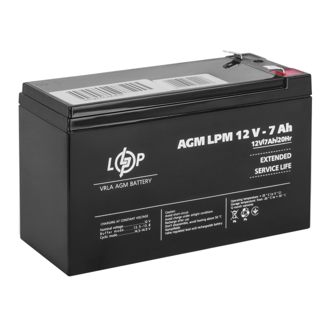 Акумулятор AGM LPM 12V - 7 Ah