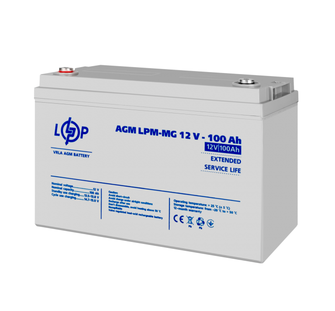 Акумулятор мультигелевий LPM-MG 12V - 100 Ah