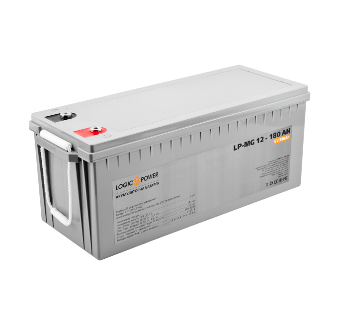 Акумулятор мультигелевий LP-MG 12V - 180 Ah Silver