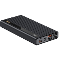 Зовнішній акумулятор Remax Hunyo II Чорний QC 22.5W + PD 18W 20000mAh (RPP-196)
