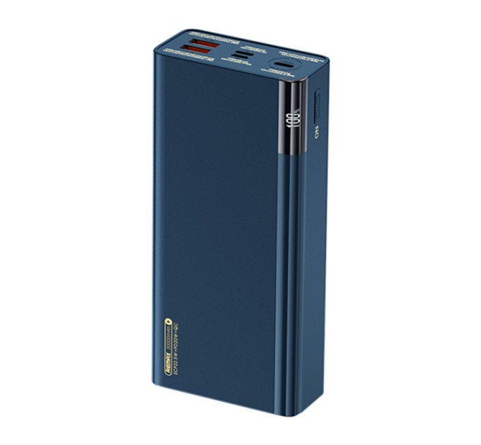 Зовнішній акумулятор Remax Riji 22.5W QC+PD 30000mAh Синій (RPP-257)