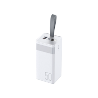 Зовнішній акумулятор Remax Chinen QC 22.5W + PD 20W 50000mAh LED Белый (RPP-321)