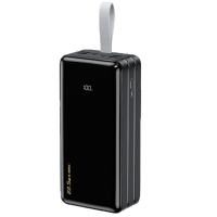 Зовнішній акумулятор Remax Hunergy QC 22.5W + PD 18W 60000mAh LED Черный (RPP-173)