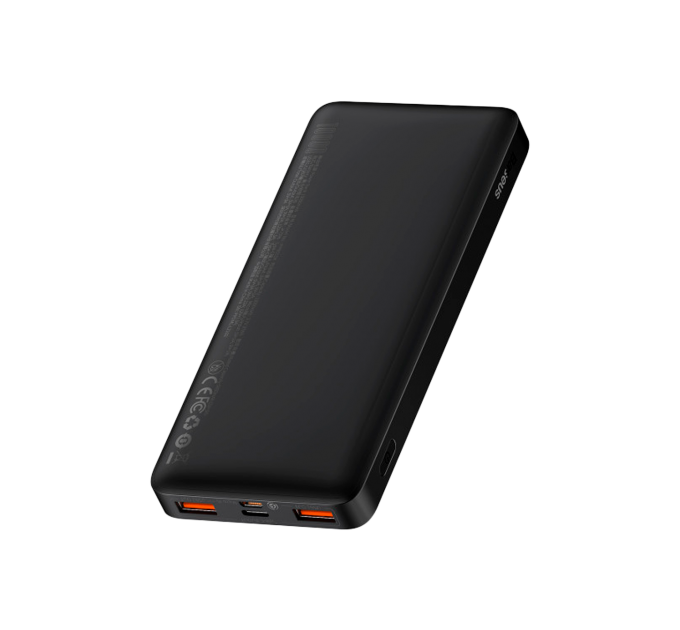 Зовнішній акумулятор Baseus Bipow Digital Display QC 20W 10000mAh Чорний PPDML-L01