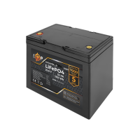 Акумулятор LP LiFePO4 для ДБЖ 24V (25,6V) - 52 Ah (1331Wh) (BMS 80A/40А) пластик