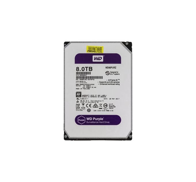 Жорсткий диск Western Digital 8TB Purple (WD80PURZ)
