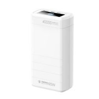Зовнішній акумулятор Remax Dinba 40000mAh QC 65W Білий (RPP-310)