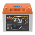 Акумулятор LP LiFePO4 LCD 12V (12,8) - 60 Ah (768Wh) (Smart BMS 60A/30А) пластик