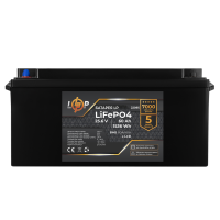Акумулятор LP LiFePO4 для ДБЖ 25,6V - 60 Ah (1536Wh) (BMS 80A/40А) пластик LCD