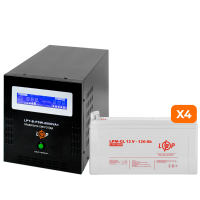 Комплект резервного живлення LP (LogicPower) ДБЖ + гелева батарея (UPS B6000 + АКБ GL 5760W)