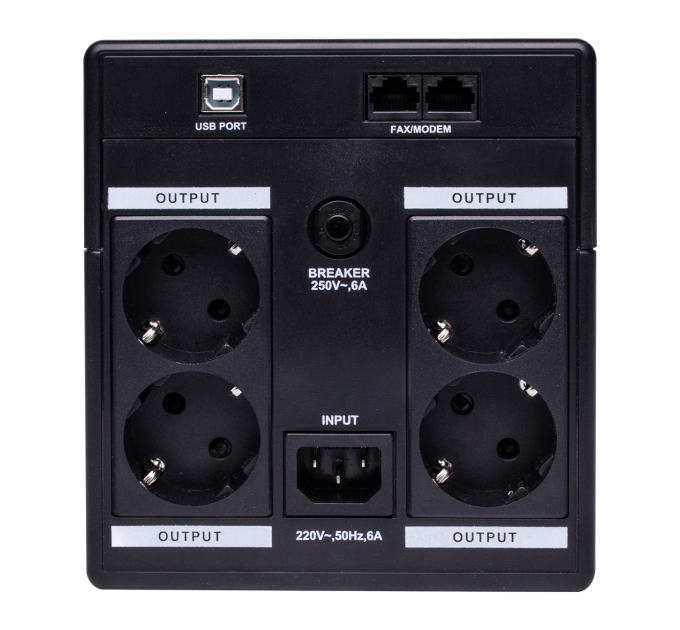 Лінійно-інтерактивне ДБЖ LPM-U1100VA-P (770Вт)