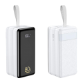 Зовнішній акумулятор Remax Chinen 80000mAh QC 22.5W LED лампа білий (RPP-291)