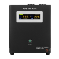 ДБЖ з правильною синусоїдою 12V LPY-W-PSW-1000VA+(700Вт)10A/20A
