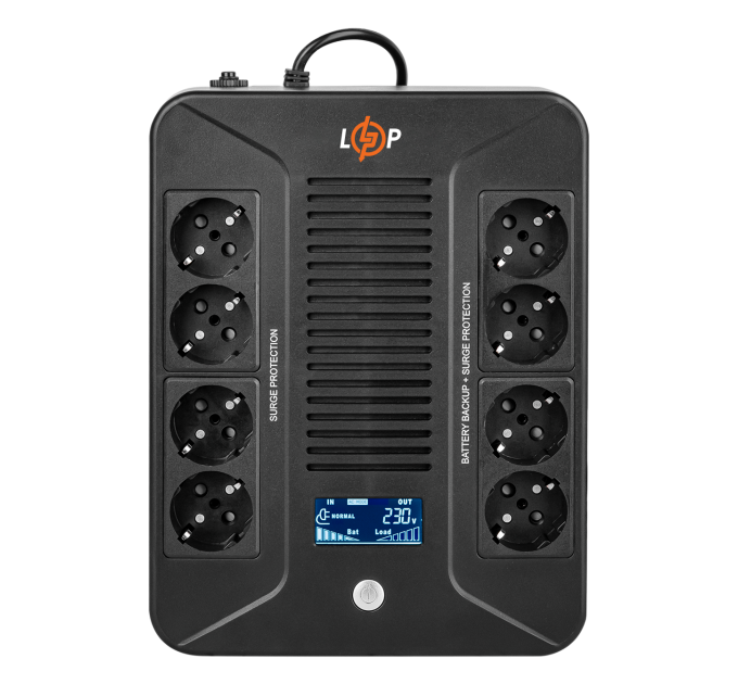 Лінійно-інтерактивне ДБЖ LP-600VA-8PS (360Вт)