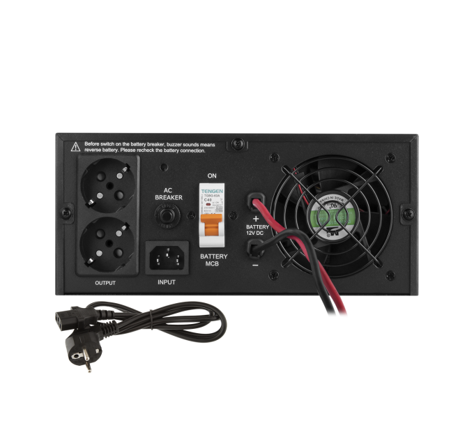 ДБЖ з правильною синусоїдою 12V LPE-B-PSW-1000VA+ (600Вт) 1-25A