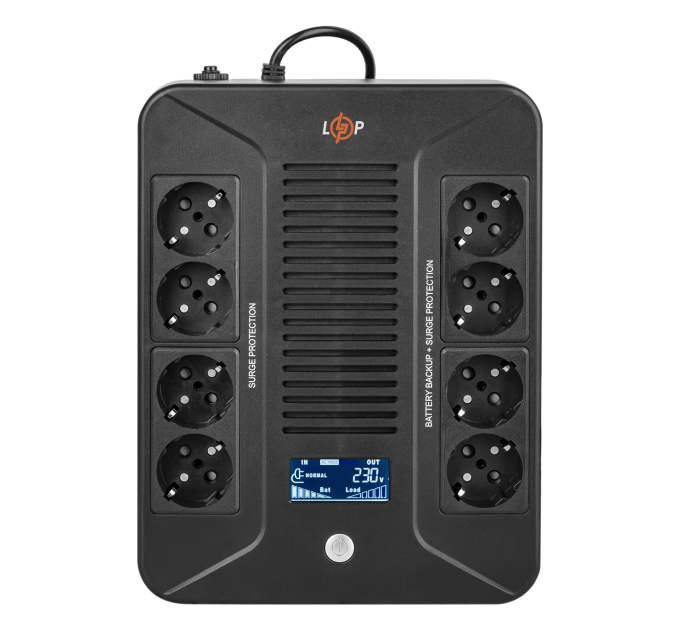 Лінійно-інтерактивне ДБЖ LP-1000VA-8PS (600Вт)