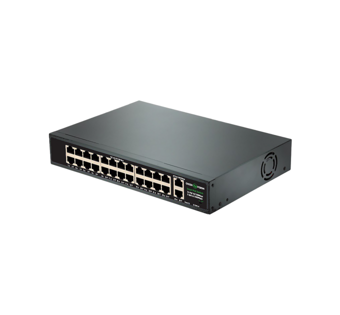 Комутатор мережевий POE GV-017-D-24+2PG