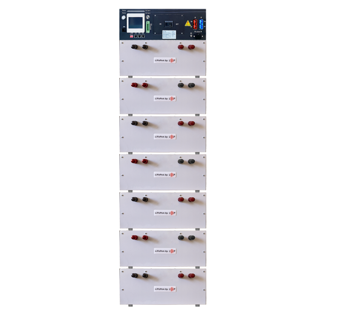 Високовольтний акумулятор LP LiFePO4 HVM 358.4V - 52Ah (18636Wh) (BMS 125А) металл