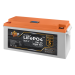 Акумулятор LP LiFePO4 24V (25,6V) - 100 Ah (2560Wh) (BMS 200/100А) пластик LCD для ДБЖ
