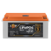 Акумулятор LP LiFePO4 24V (25,6V) - 100 Ah (2560Wh) (BMS 200/100А) пластик LCD