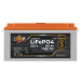 Акумулятор LP LiFePO4 24V (25,6V) - 100 Ah (2560Wh) (BMS 200/100А) пластик LCD