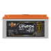 Акумулятор LP LiFePO4 24V (25,6V) - 100 Ah (2560Wh) (BMS 80/40А) пластик LCD для ДБЖ