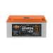 Акумулятор LP LiFePO4 12,8V - 120 Ah (1536Wh) (BMS 80A/40А) пластик LCD для ДБЖ