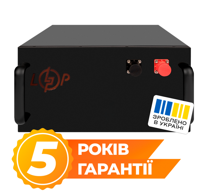 Акумулятор LP LiFePO4 51,2V - 100 Ah (5120Wh) (BMS 200A/100А) метал RM