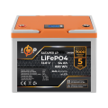 Акумулятор LP LiFePO4 12,8V - 64 Ah (820Wh) (BMS 80A/40А) пластик LCD для ДБЖ