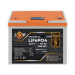 Акумулятор LP LiFePO4 12,8V - 64 Ah (820Wh) (BMS 80A/40А) пластик LCD для ДБЖ