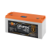Акумулятор LP LiFePO4 25,6V - 100 Ah (2560Wh) (BMS 80A/40А) пластик LCD для ДБЖ