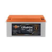 Акумулятор LP LiFePO4 51,2V - 50 Ah (2560Wh) (BMS 80A/50А) пластик Smart BT