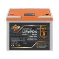 Акумулятор LP LiFePO4 25,6V - 50 Ah (1280Wh) (BMS 80A/50А) пластик LCD Smart BT