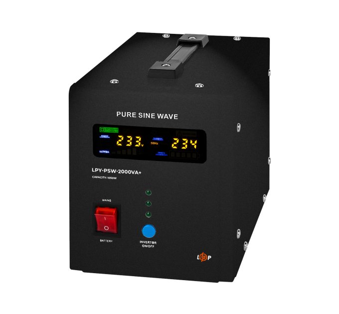 ДБЖ LogicPower LPY-PSW-2000VA+ (1400Вт) 10A/20A з правильною синусоїдою 24V