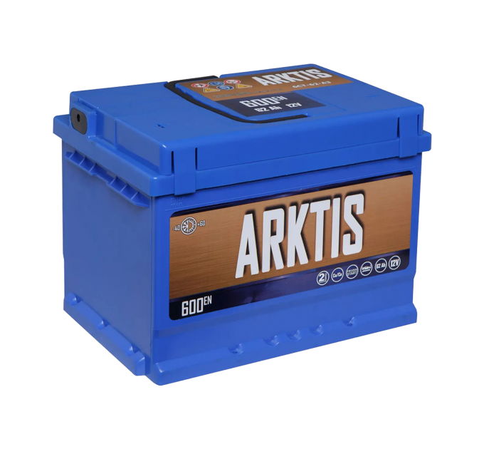 Акумулятор авто Мегатекс «ARKTIS» 6СТ-62-АЗ (лев) euro ТХП 600