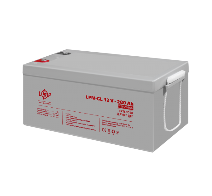 Акція. Акумулятор гелевий LPM-GL 12V - 280 Ah
