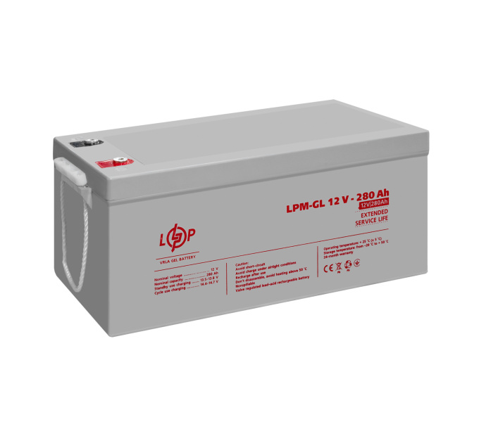 Акція. Акумулятор гелевий LPM-GL 12V - 280 Ah