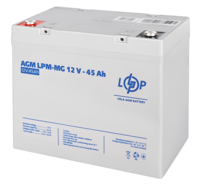 Акція. Акумулятор мультигелевий AGM LPM-MG 12V - 45 Ah