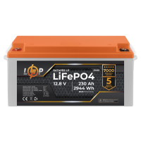 Акумулятор LP LiFePO4 12V (12,8V) - 230 Ah (2944Wh) (BMS 100A/50A) пластик