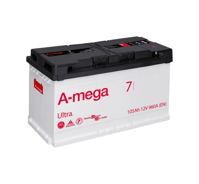 Акумулятор авто Мегатекс A-mega Ultra 6СТ-105-А3 (прав) ТХП 960