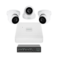 Комплект відеоспостереження на 3 камери GV-IP-K-W81/03 5MP