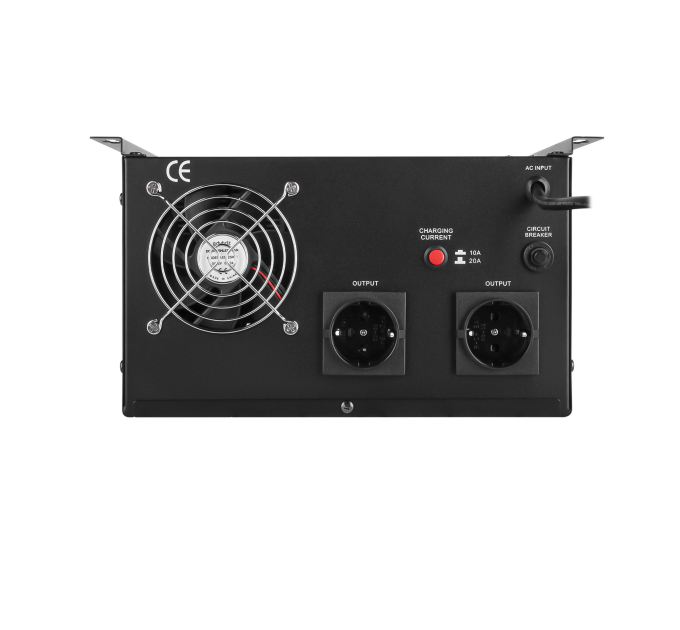 ДБЖ з правильною синусоїдою 24V LPY-W-PSW-2500VA+(1800Вт)17A/31A для LiFePO4