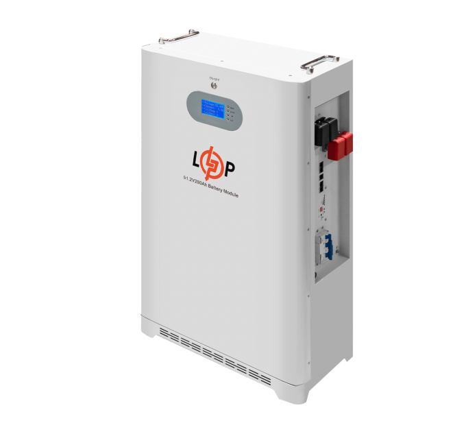 Акумулятор LP LiFePO4 51,2V - 280 Ah (14336 Wh) (Smart BMS 200A) с LCD AB RS485/CAN