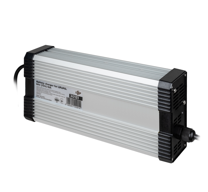 Зарядний пристрій для акумуляторів LiFePO4 60V (73V)-10A-600W