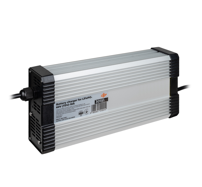 Зарядний пристрій для акумуляторів LiFePO4 60V (73V)-10A-600W
