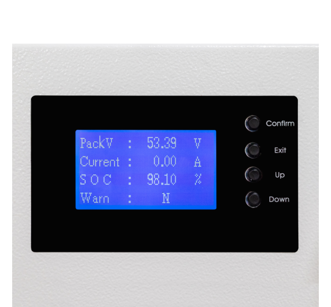 Акумулятор LP LiFePO4 51,2V - 230 Ah (11776Wh) (BMS SP 200A/100A) RM RS485/CAN LCD WH