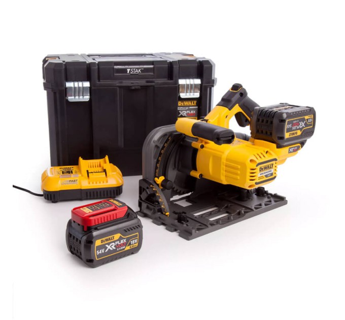 Пила дискова занурювальна акумуляторна DeWALT DCS520T2