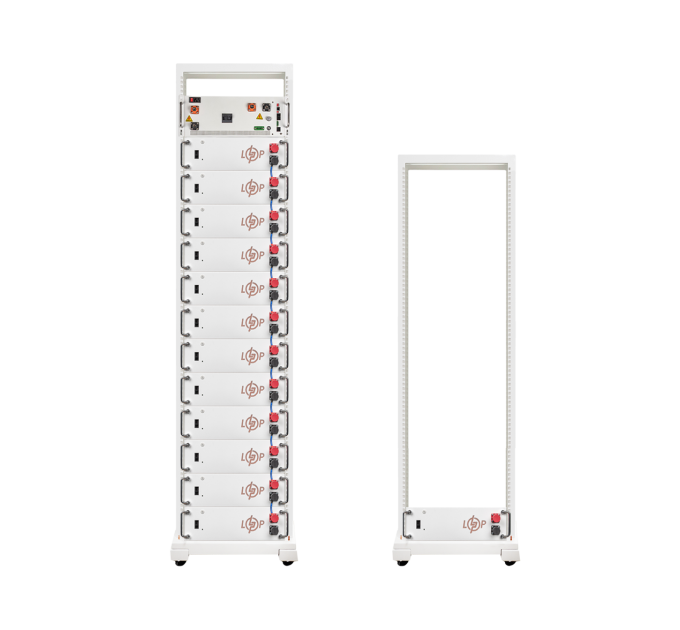 Акумулятор LP LiFePO4 Battery HVM 665,6V 280Ah (186368 Wh) BMS 160А P AB Lrack white